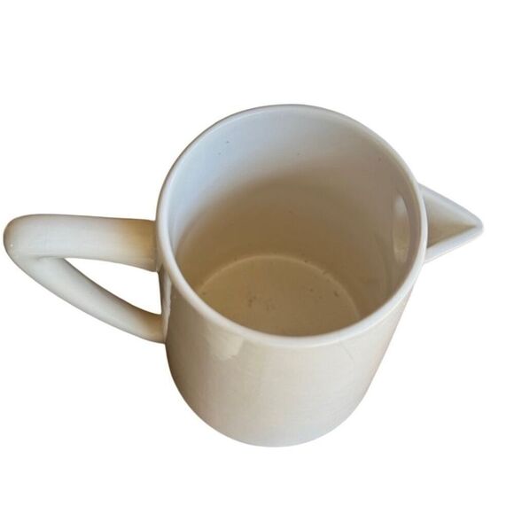 French Café Hot Chocolate Ceramic Pitcher Pot 42 Ounce Capacity & Set of 4 mugs - Picture 9 of 13